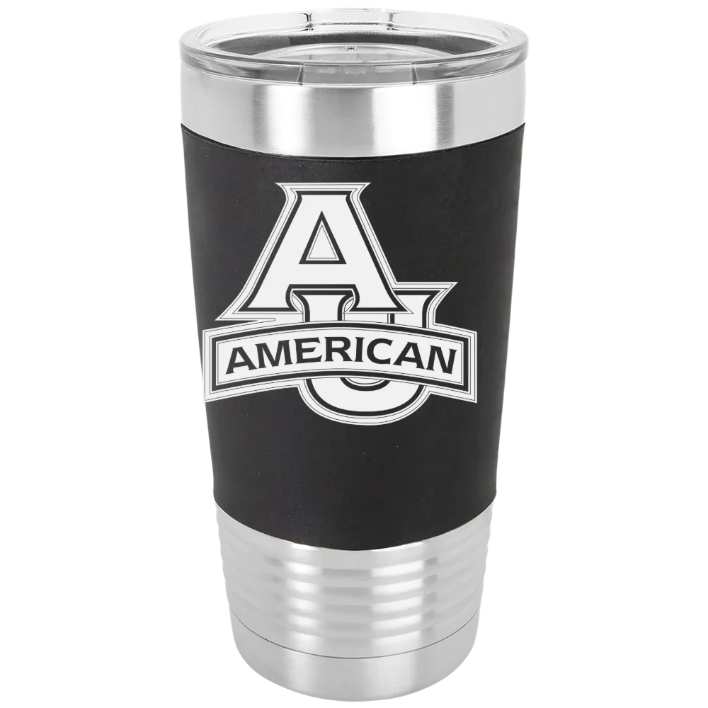 American University Polar Camel 20 oz. Silicone Grip Tumbler with Standard Lid