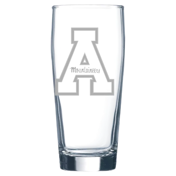 Appalachian State University Polar Camel 16 oz. Willi Becher Beer Glass