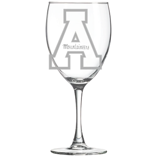 Appalachian State University Polar Camel 10 1/2 oz. Wine Glass