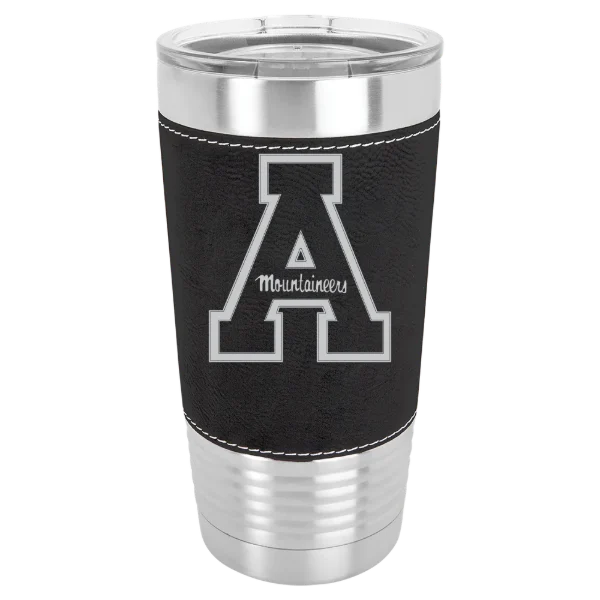 Appalachian State University Polar Camel 20 oz. Leatherette Grip Tumbler with Standard Lid