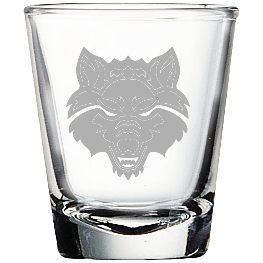 Arkansas State University Polar Camel 1.7 oz. Shot Glass