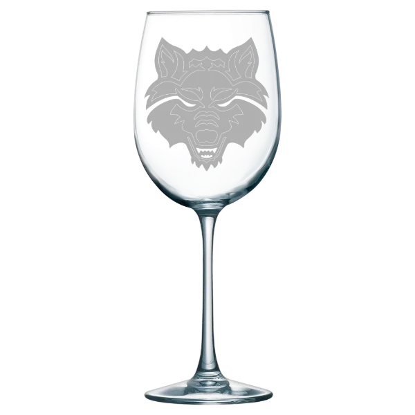 Arkansas State University Polar Camel 19 oz. Wine Glass