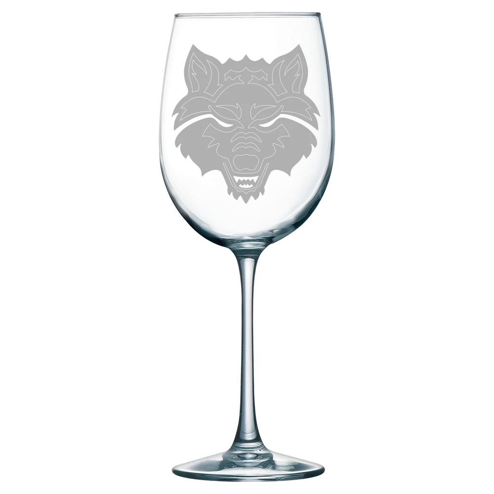 Arkansas State University Polar Camel 19 oz. Wine Glass
