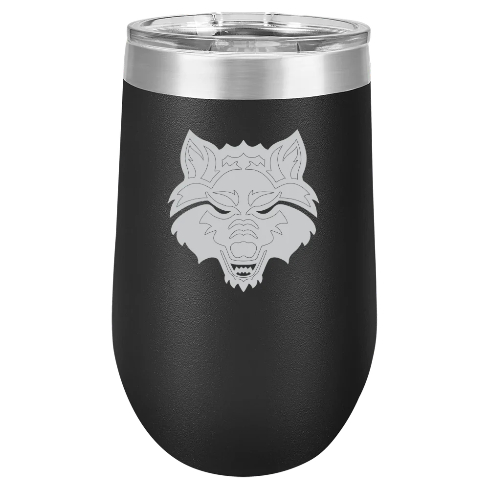 Arkansas State University Polar Camel 16 oz. Stemless Wine Tumbler