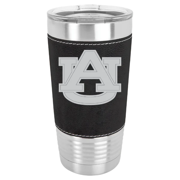Auburn University Polar Camel 20 oz. Leatherette Grip Tumbler with Standard Lid