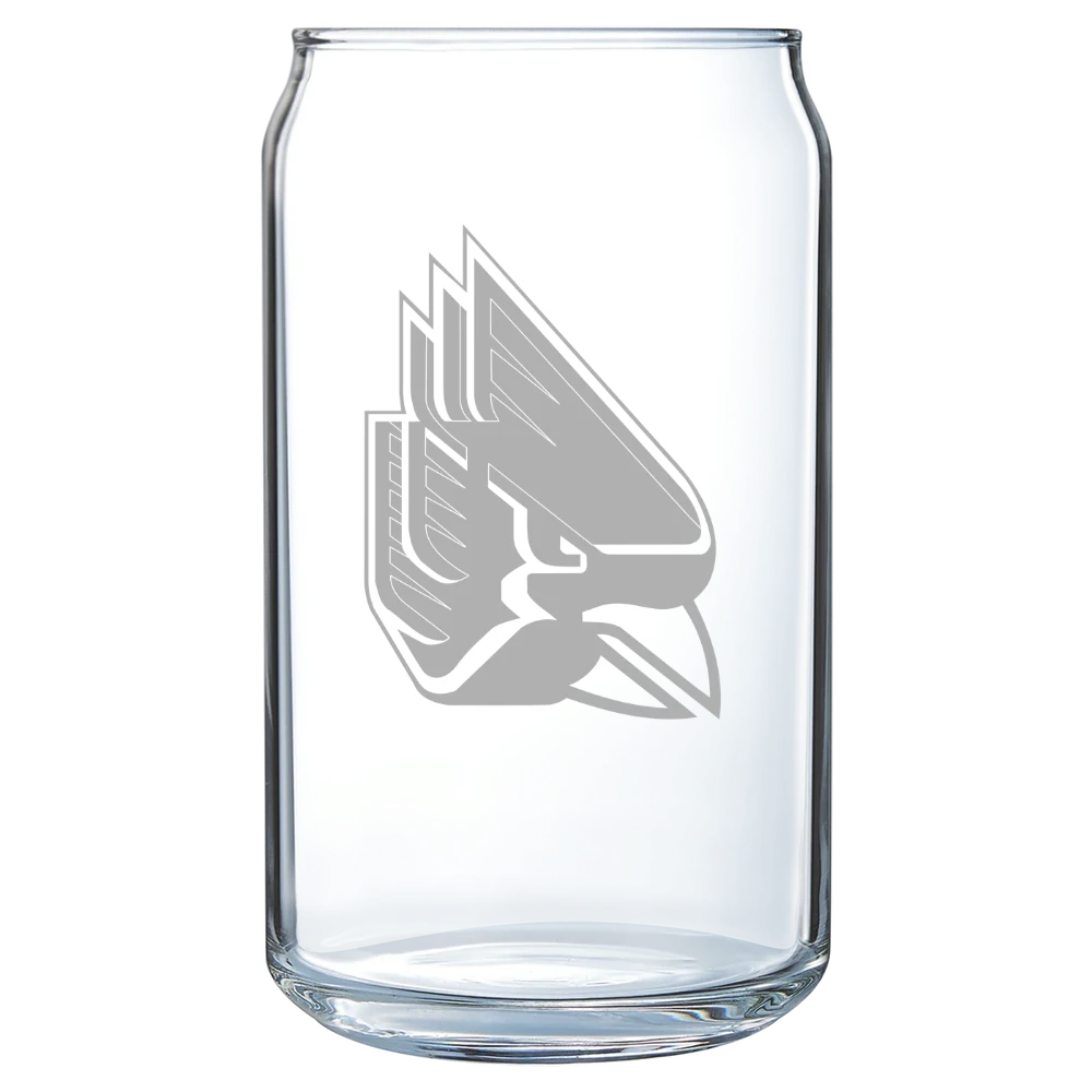 Ball State University Polar Camel 16 oz. Can Glass