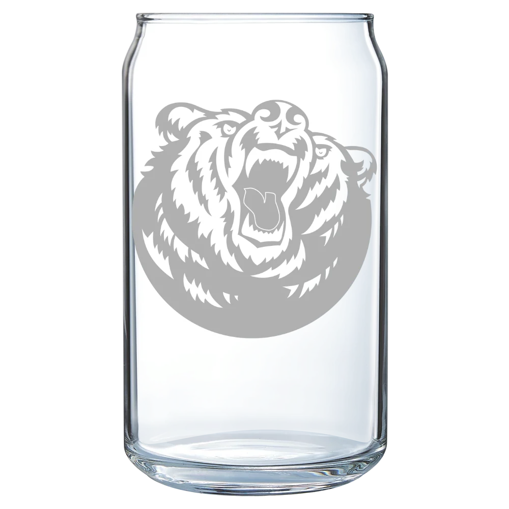 Belmont University Polar Camel 16 oz. Can Glass