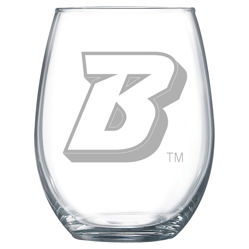 Binghamton University Polar Camel 15 oz. Stemless Wine Glass