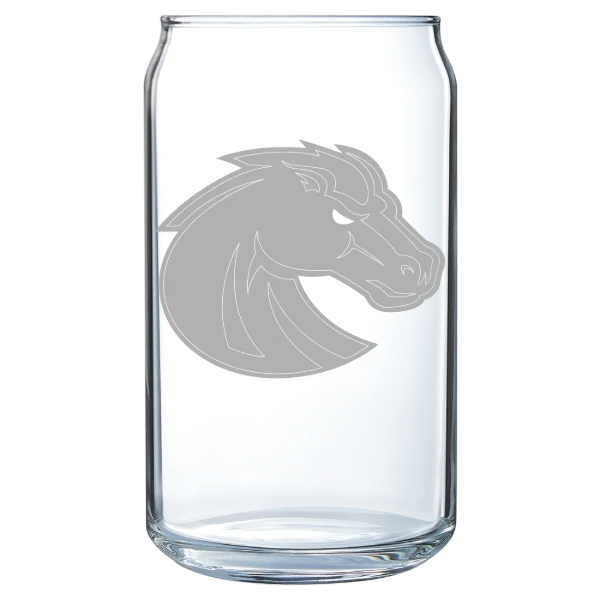 Boise State University Polar Camel 16 oz. Can Glass