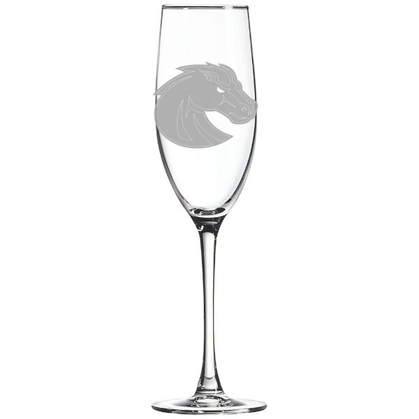 Boise State University Polar Camel 8 oz. Champagne Flute