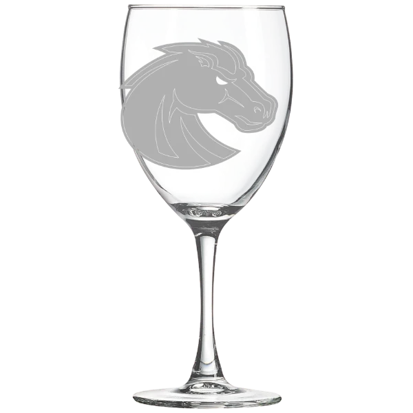 Boise State University Polar Camel 10 1/2 oz. Wine Glass