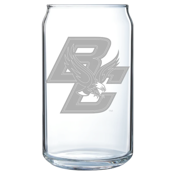 Boston College Polar Camel 16 oz. Can Glass