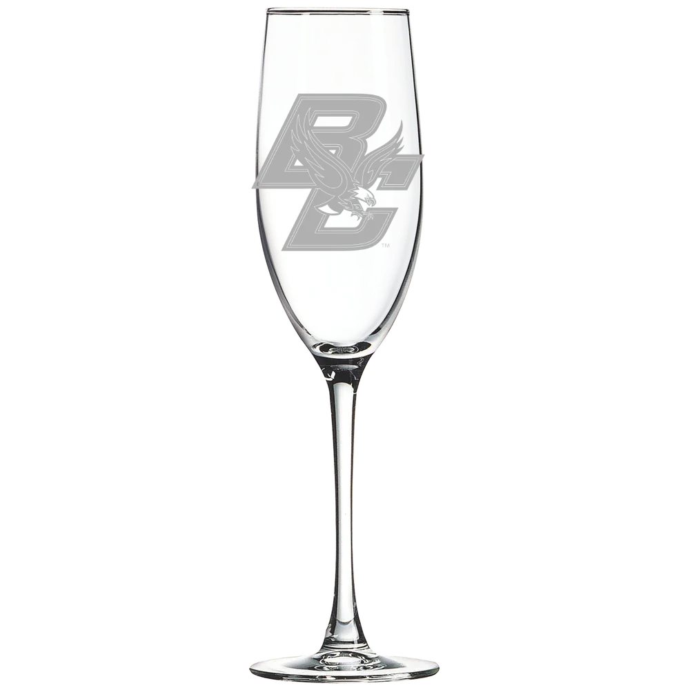 Boston College Polar Camel 8 oz. Champagne Flute