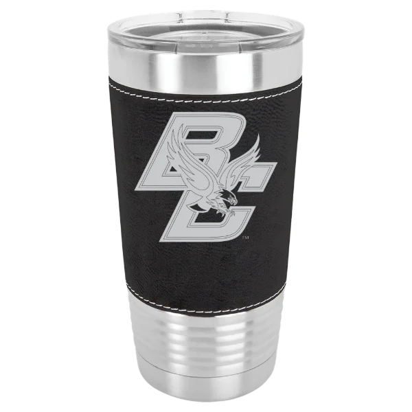 Boston College Polar Camel 20 oz. Leatherette Grip Tumbler with Standard Lid