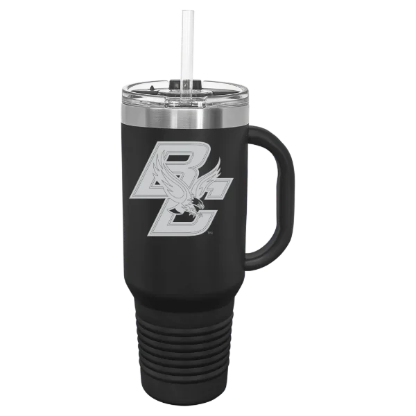 Boston College Polar Camel 40 oz. Travel Mug with Snap Lid & Straw