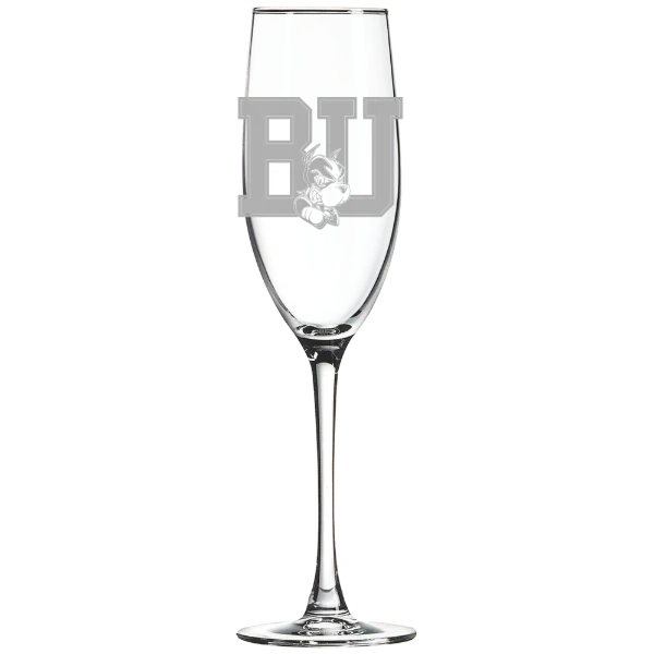 Boston University Polar Camel 8 oz. Champagne Flute