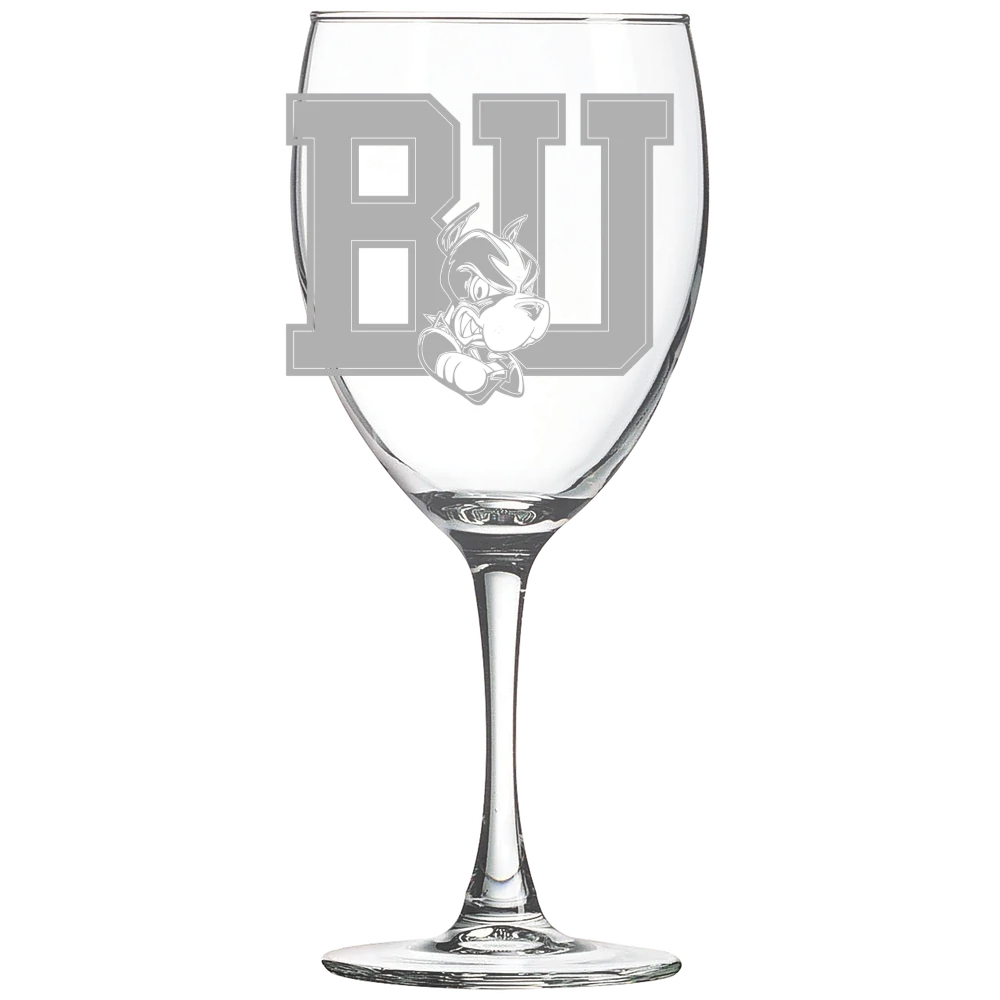 Boston University Polar Camel 10 1/2 oz. Wine Glass
