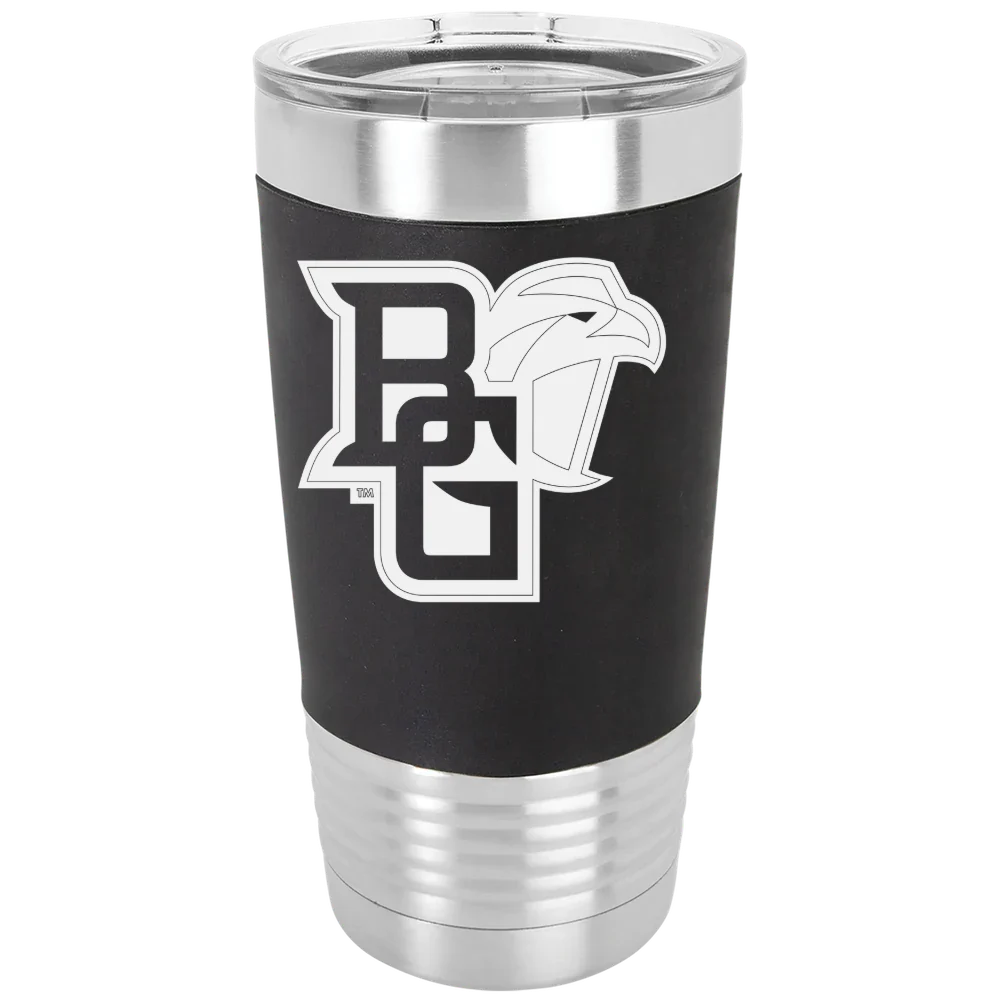 Bowling Green State University Polar Camel 20 oz. Silicone Grip Tumbler with Standard Lid