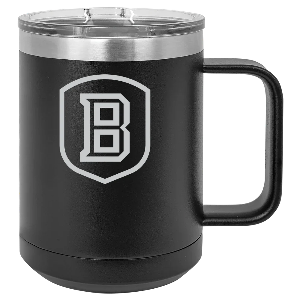 Bradley University Polar Camel 15 oz. Mug with Slider Lid