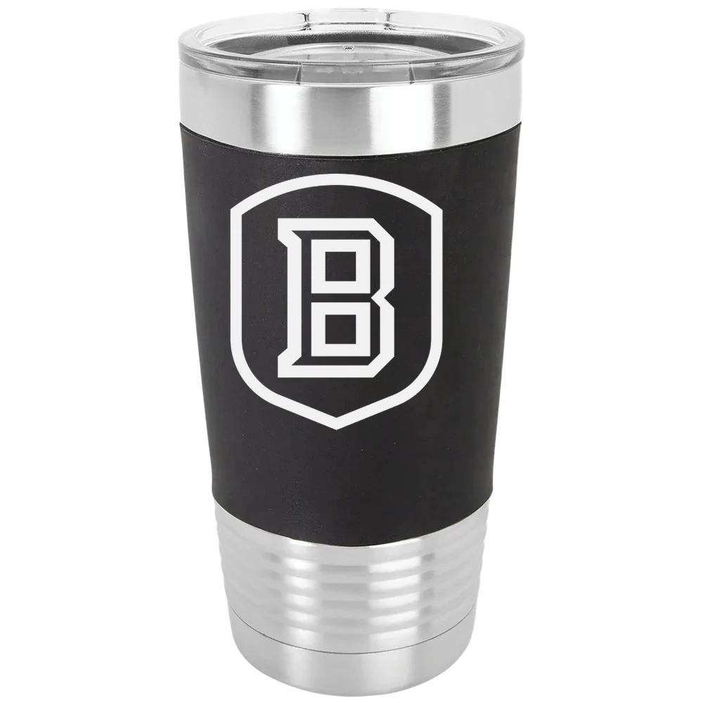 Bradley University Polar Camel 20 oz. Silicone Grip Tumbler with Standard Lid