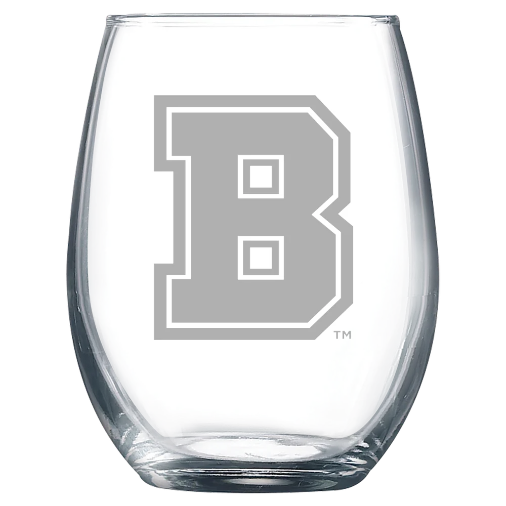 Brown University Polar Camel 9 oz. Stemless Wine Glass