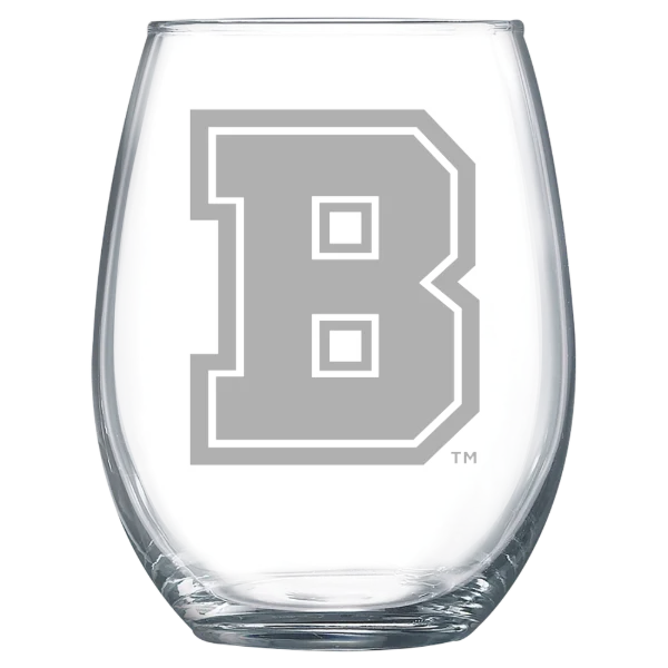 Brown University Polar Camel 15 oz. Stemless Wine Glass