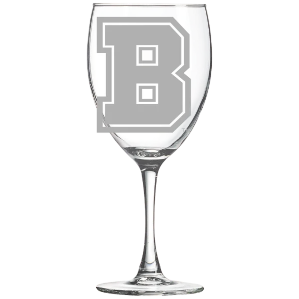 Brown University Polar Camel 10 1/2 oz. Wine Glass