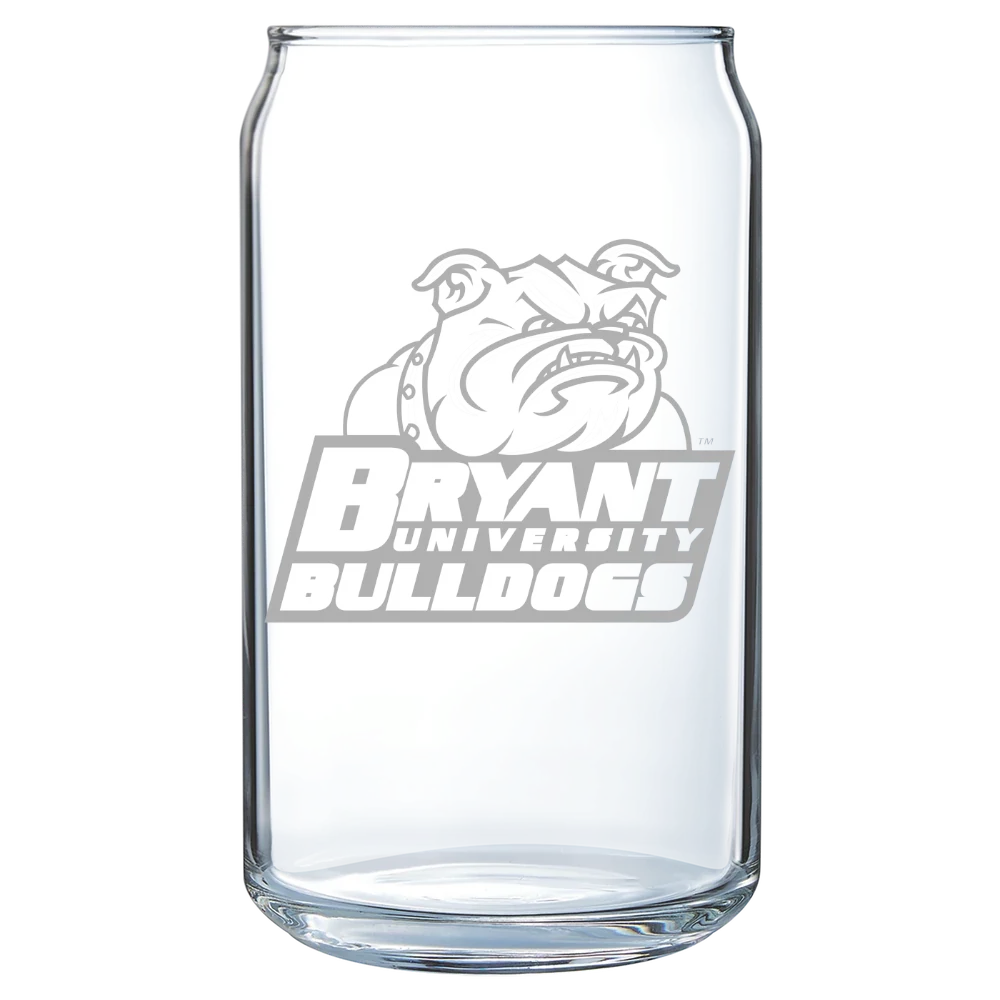 Bryant University Polar Camel 16 oz. Can Glass