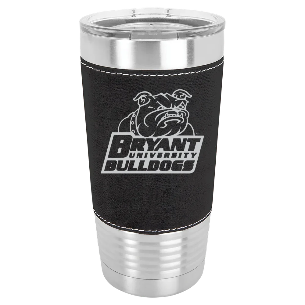 Bryant University Polar Camel 20 oz. Leatherette Grip Tumbler with Standard Lid