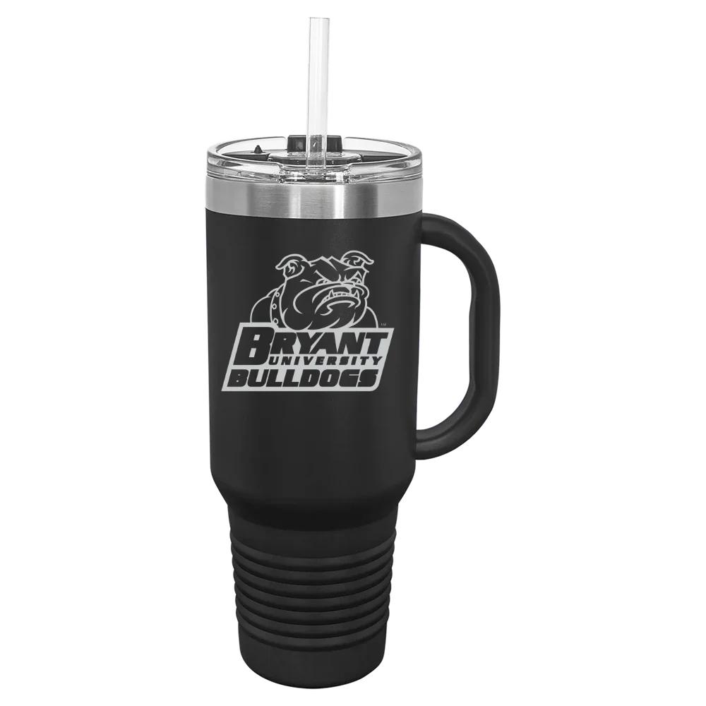 Bryant University Polar Camel 40 oz. Travel Mug with Snap Lid & Straw
