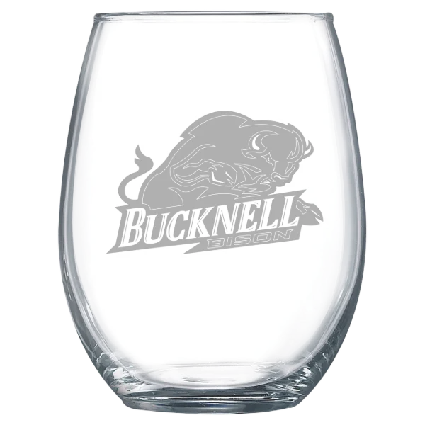 Bucknell University Polar Camel 15 oz. Stemless Wine Glass