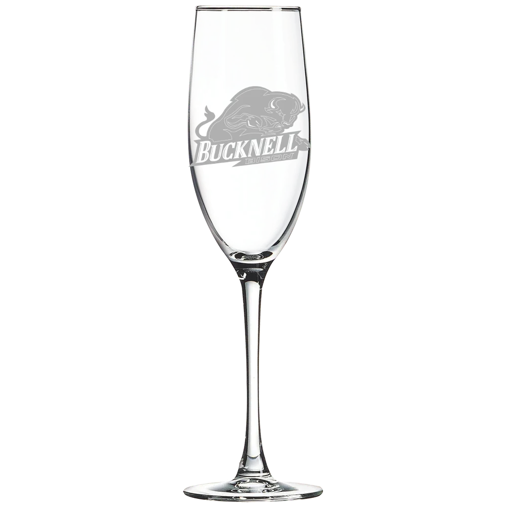 Bucknell University Polar Camel 8 oz. Champagne Flute