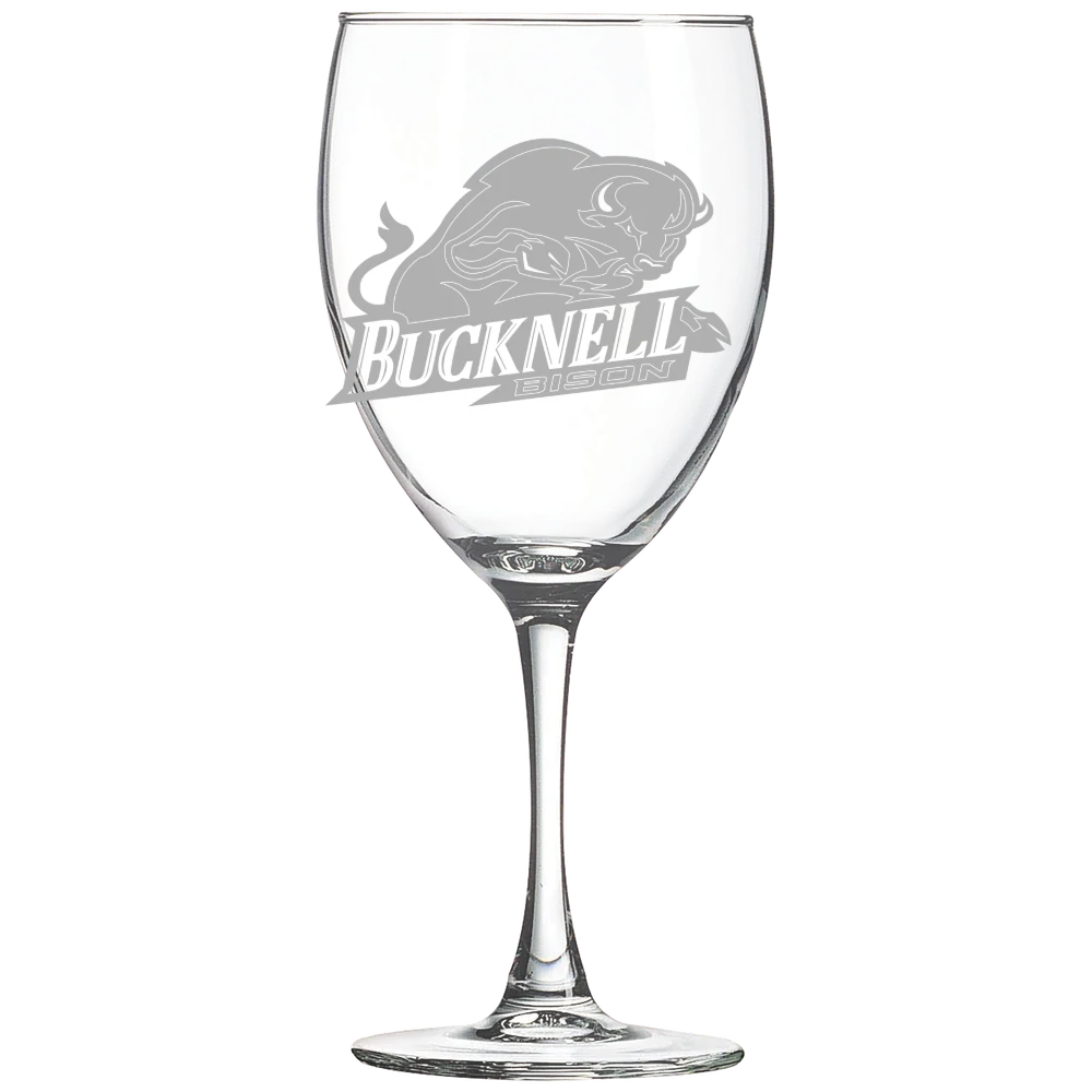Bucknell University Polar Camel 10 1/2 oz. Wine Glass