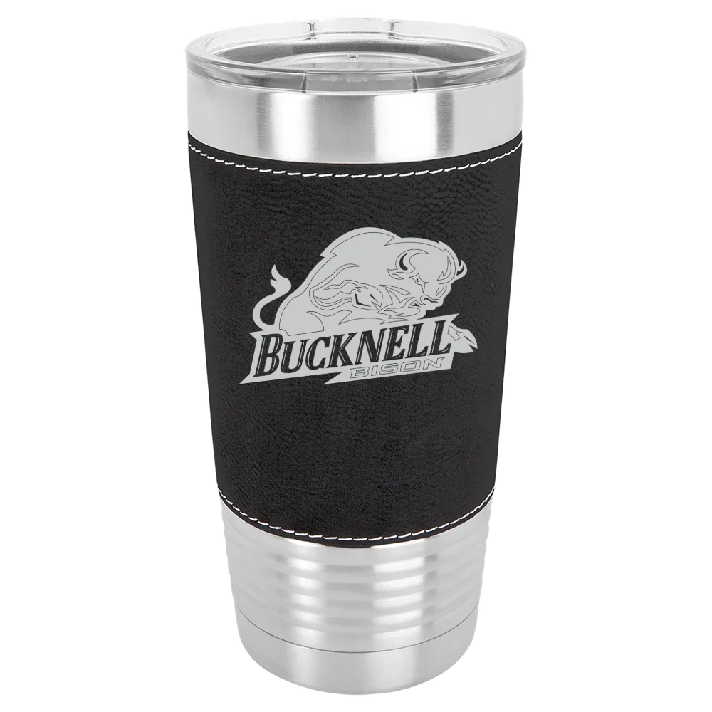 Bucknell University Polar Camel 20 oz. Leatherette Grip Tumbler with Standard Lid
