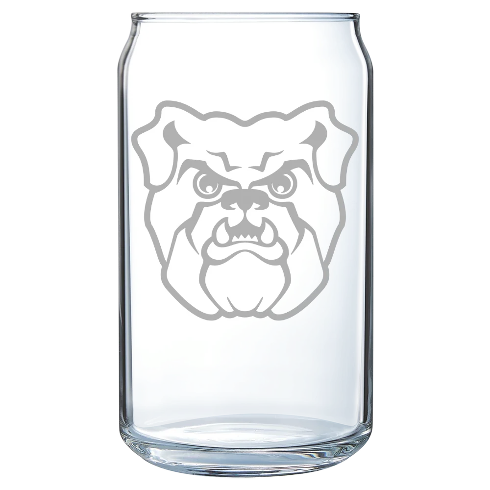 Butler University Polar Camel 16 oz. Can Glass