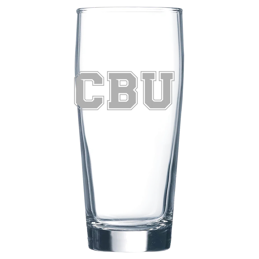 California Baptist University Polar Camel 16 oz. Willi Becher Beer Glass