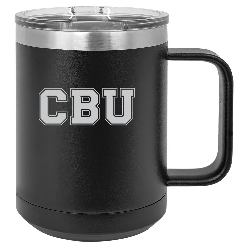 California Baptist University Polar Camel 15 oz. Mug with Slider Lid