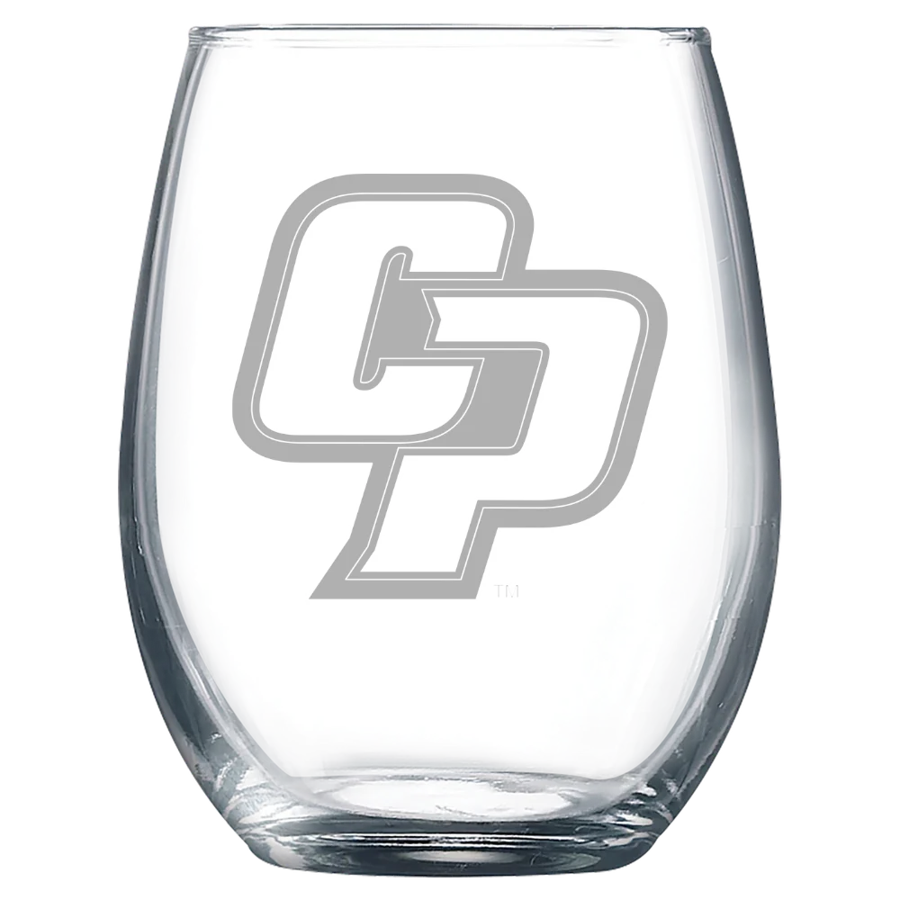 California Polytechnic State University Polar Camel 9 oz. Stemless Wine Glass