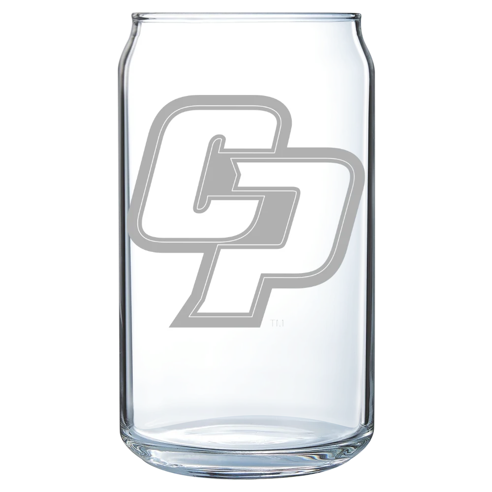 California Polytechnic State University Polar Camel 16 oz. Can Glass