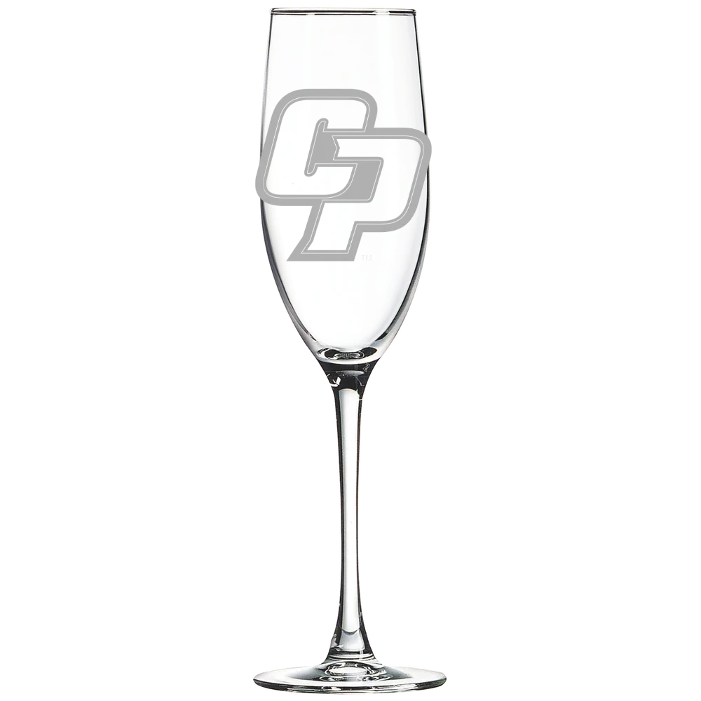 California Polytechnic State University Polar Camel 8 oz. Champagne Flute
