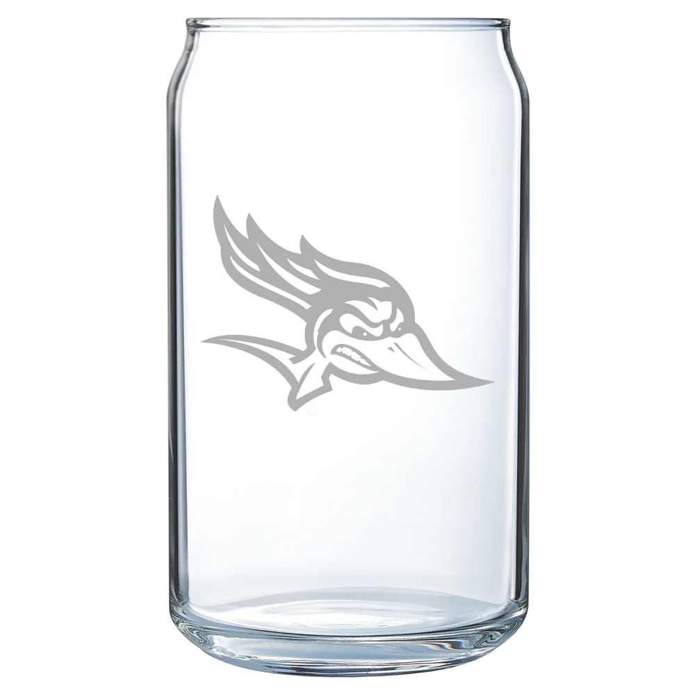 California State University, Bakersfield Polar Camel 16 oz. Can Glass
