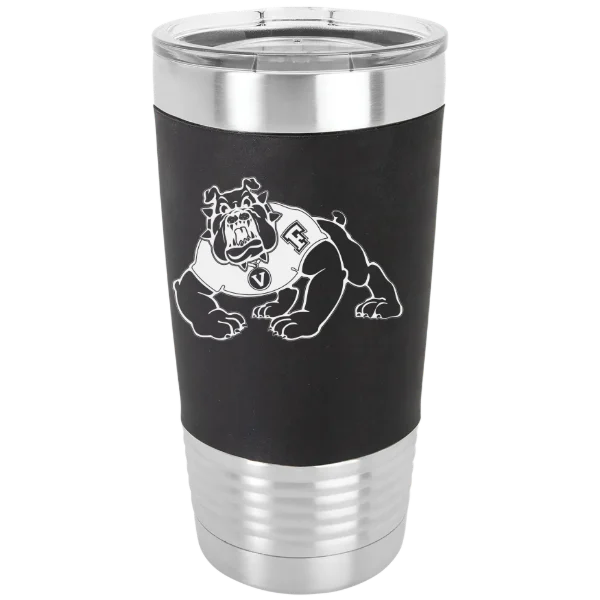 California State University, Fresno Polar Camel 20 oz. Silicone Grip Tumbler with Standard Lid