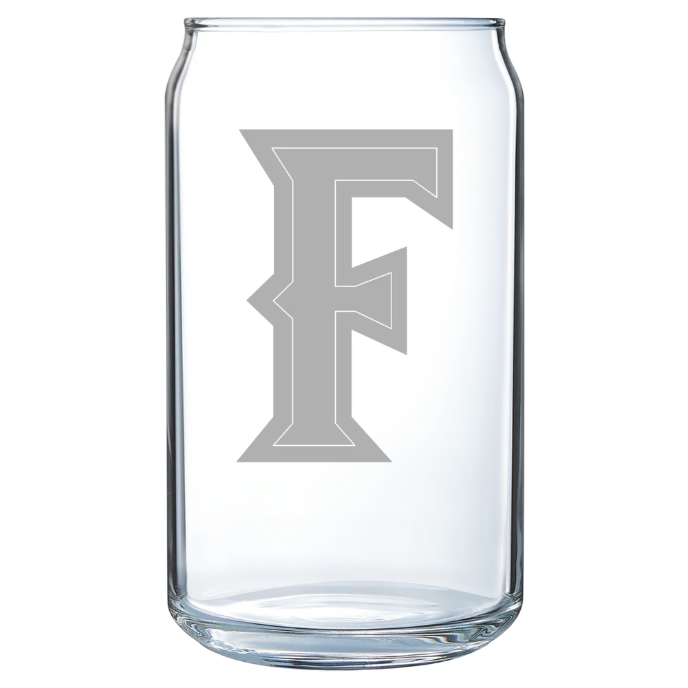 California State University, Fullerton Polar Camel 16 oz. Can Glass