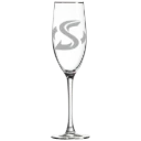 California State University, Sacramento Polar Camel 8 oz. Champagne Flute