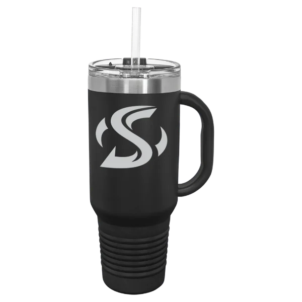 California State University, Sacramento Polar Camel 40 oz. Travel Mug with Snap Lid & Straw