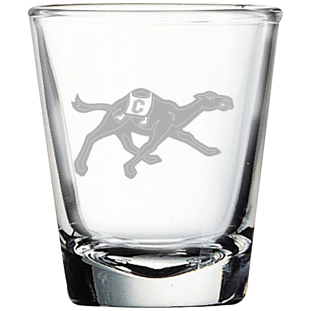 Campbell University Polar Camel 1.7 oz. Shot Glass