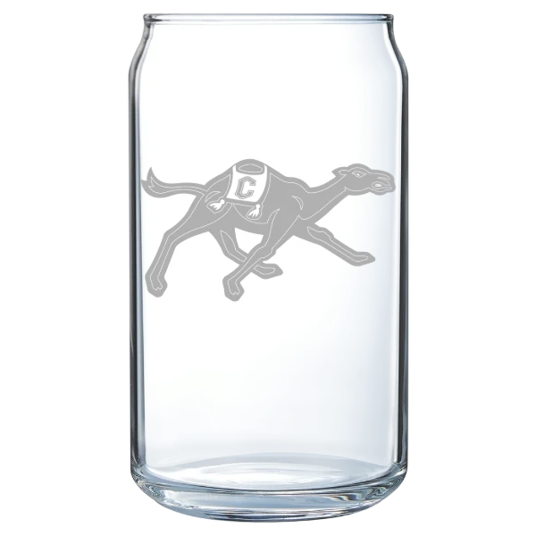 Campbell University Polar Camel 16 oz. Can Glass