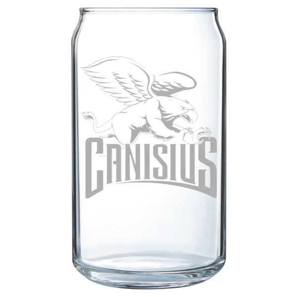 Canisius University Polar Camel 16 oz. Can Glass