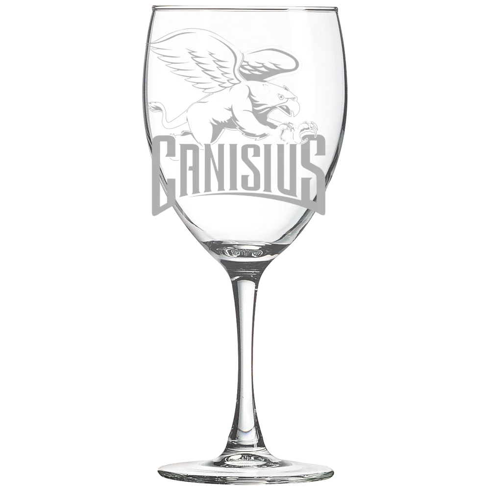 Canisius University Polar Camel 10 1/2 oz. Wine Glass