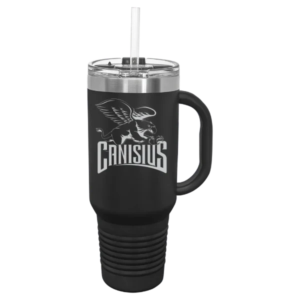 Canisius University Polar Camel 40 oz. Travel Mug with Snap Lid & Straw